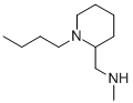 (1-BUTYL-2-PIPERIDINYL)-N-METHYLMETHANAMINE 化学構造式