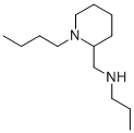 N-[(1-BUTYL-2-PIPERIDINYL)METHYL]-1-PROPANAMINE Structure