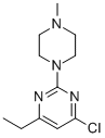 4-CHLORO-6-ETHYL-2-(4-METHYL-1-PIPERAZINYL)PYRIMIDINE Struktur