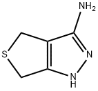 1H-Thieno[3,4-c]pyrazol-3-amine,4,6-dihydro-(9CI) 化学構造式