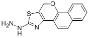 (12H-11-OXA-17-THIA-15-AZA-CYCLOPENTA[A]PHENANTHREN-16-YL)-HYDRAZINE Struktur
