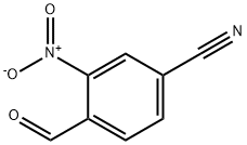 4-FORMYL-3-NITROBENZONITRILE 化学構造式