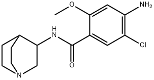 4-AMINO-N-1-AZABICYCLO[2.2.2]OCT-3-YL-5-CHLORO-2-METHOXYBENZAMIDE HYDROCHLORIDE|查可必利