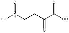 4-(Hydroxyphosphinyl)-2-oxobutanoic acid,90183-59-8,结构式