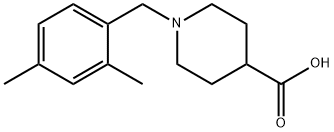 1-(2,4-dimethylbenzyl)piperidine-4-carboxylic acid 化学構造式