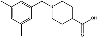 1-(2,5-dimethylbenzyl)piperidine-4-carboxylic acid Struktur