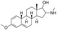 16-Methylamino-3-methoxy-1,3,5-estratrien-17-ol 结构式