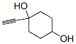 1,4-Cyclohexanediol, 1-ethynyl- (7CI) Struktur