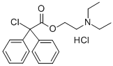 2-(Diethylamino)ethylchlordiphenylacetathydrochlorid