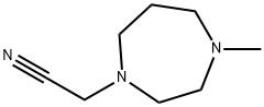 1-METHYL-4-(CYANOMETHYL)-1,4-DIAZEPANE 化学構造式