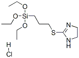 4,5-dihydro-2-[[3-(triethoxysilyl)propyl]thio]-1H-imidazole monohydrochloride 结构式
