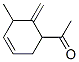 Ethanone, 1-(5-methyl-6-methylene-3-cyclohexen-1-yl)- (9CI) 结构式