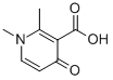 1,2-DIMETHYL-4-OXO-1,4-DIHYDRO-PYRIDINE-3-CARBOXYLIC ACID Structure