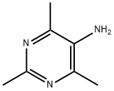 2,4,6-三甲基-5-氨基嘧啶 结构式