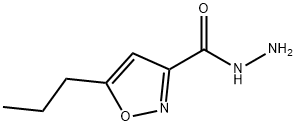 3-Isoxazolecarboxylicacid,5-propyl-,hydrazide(7CI),90221-28-6,结构式
