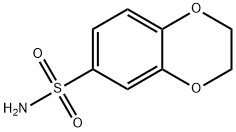 2,3-二氢1,4-二氧六环-6-磺酰胺 结构式