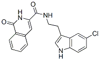 3-Isoquinolinecarboxamide,  N-[2-(5-chloro-1H-indol-3-yl)ethyl]-1,2-dihydro-1-oxo-,902314-86-7,结构式