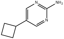 2-Pyrimidinamine, 5-cyclobutyl- (9CI),90253-43-3,结构式