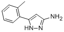 5-(2-METHYLPHENYL)-1H-PYRAZOLE-3-AMINE 结构式