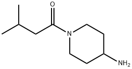 1-(4-氨基哌啶-1-基)-3-甲基丁烷-1-酮, 902836-48-0, 结构式