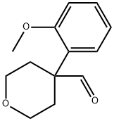 4-(2-甲氧基苯基)四氢-2H-吡喃-4-甲醛,902836-57-1,结构式