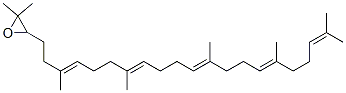 2,2-dimethyl-3-(3,7,12,16,20-pentamethylhenicosa-3,7,11,15,19-pentaenyl)oxirane,9029-62-3,结构式