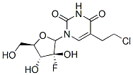 5-(2-chloroethyl)-2'-fluoroarabinofuranosyluracil Structure