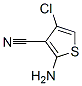 3-Thiophenecarbonitrile,  2-amino-4-chloro- Struktur