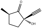 Cyclopentanone, 2-ethynyl-2-hydroxy-5-methyl-, cis- (9CI),90314-46-8,结构式