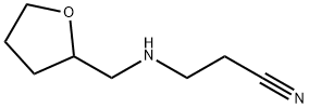 3-[(TETRAHYDROFURAN-2-YLMETHYL)AMINO]PROPANENITRILE Structure