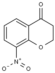 8-Nitro-4-chromanone Struktur