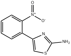 4-(2-NITRO-PHENYL)-THIAZOL-2-YLAMINE 化学構造式