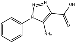 5-AMINO-1-PHENYL-1H-1,2,3-TRIAZOLE-4-CARBOXYLIC ACID,90323-78-7,结构式