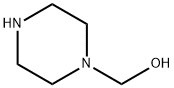 N-(HYDROXYMETHYL)PIPERAZINE 化学構造式