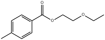 Benzoic acid, 4-Methyl-, 2-ethoxyethyl ester 化学構造式