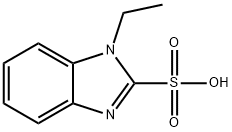 1-乙基-1H-苯并咪唑-2-磺酸, 90331-19-4, 结构式