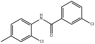 3-氯-N-(2-氯-4-甲基苯基)苯甲酰胺, 903324-09-4, 结构式