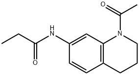 Propanamide,  N-(1-acetyl-1,2,3,4-tetrahydro-7-quinolinyl)-|