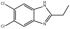 5,6-Dichloro-2-ethyl-1H-benzo[d]imidazole Structure