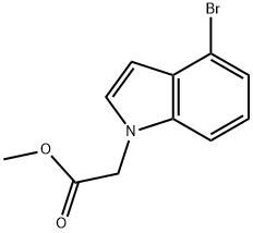 METHYL (4-BROMO-1H-INDOL-1-YL)ACETATE, 903499-27-4, 结构式