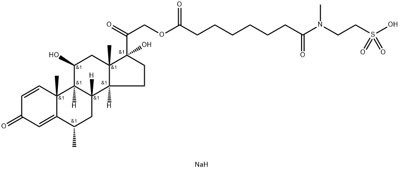 Methylprednisolone suleptanate monosodium salt|磺庚甲泼尼龙