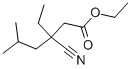 3-CYANO-3-ETHYL-5-METHYLHEXANOIC ACID ETHYL ESTER,90355-26-3,结构式