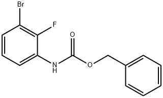 N-Cbz-3-bromo-2-fluoroaniline Struktur