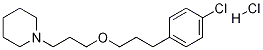 1-[3-[3-(4-Chlorophenyl)propoxy]propyl]-piperidinehydrochloride Struktur