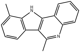 11H-Indolo[3,2-c]quinoline,  6,10-dimethyl- Struktur