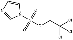 2,2,2-Trichloroethoxysulfuryl Imidazole 化学構造式