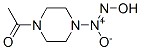 Piperazine,  1-acetyl-4-(hydroxy-NNO-azoxy)-  (9CI) Structure