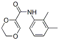 1,4-Dioxin-2-carboxamide,  N-(2,3-dimethylphenyl)-5,6-dihydro- Struktur