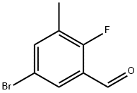 5-BROMO-2-FLUORO-3-METHYLBENZALDEHYDE Structure