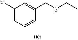 Benzenemethanamine, 3-chloro-N-ethyl- Struktur